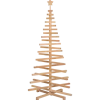 Árbol de Navidad de madera con ramas giratorias