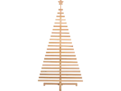 Árbol de Navidad de madera con ramas giratorias