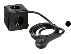 Regleta en cubo con puertos USB