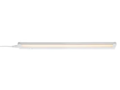 Regleta LED bajo armario con 3 tonos de blanco seleccionables.