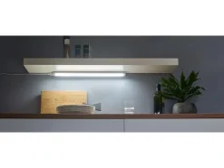 Regleta LED bajo armario con 3 tonos de blanco seleccionables.