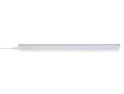 Regleta LED bajo armario con 3 tonos de blanco seleccionables.