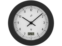 Reloj de baño radio controlado, con 4 ventosas traseras.
