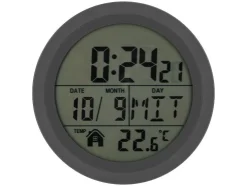 Reloj de baño radio controlado, con 4 ventosas traseras.