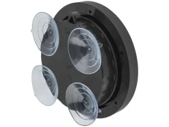 Reloj de baño radio controlado, con 4 ventosas traseras.