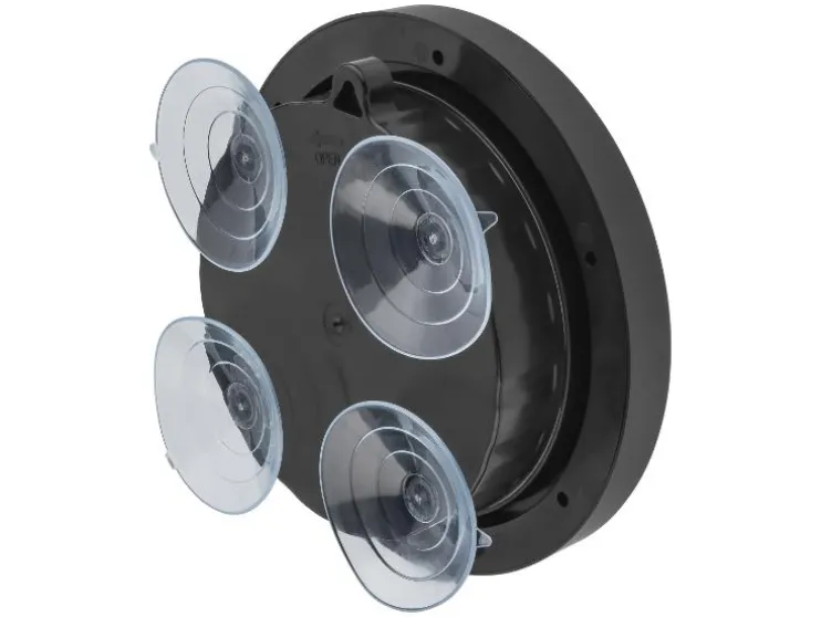 Reloj de baño radio controlado, con 4 ventosas traseras.