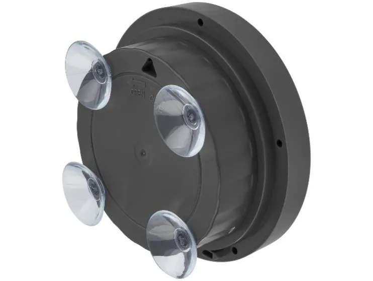 Reloj de baño radio controlado, con 4 ventosas traseras.