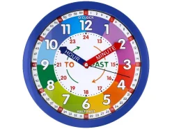 Reloj de pared educativo analógico