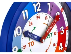 Reloj de pared educativo analógico