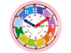 Reloj de pared educativo analógico