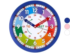 Reloj de pared educativo analógico