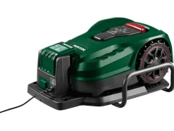 Robot cortacésped de 20 V »PAMRC 250 A1 City«, con batería y estación de carga.