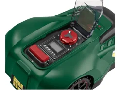 Robot cortacésped de 20 V »PAMRS 1000 A1«, con batería y estación de carga.
