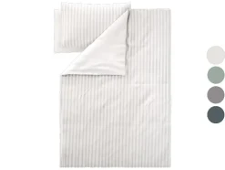 Ropa de cama de lujo de satén, mezcla de algodón y bambú, 260 x 220 cm