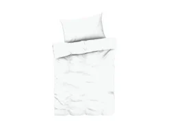 Ropa de cama de mezcla de lino 150 x 220 cm