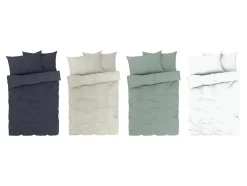 Ropa de cama de mezcla de lino 260 x 220 cm