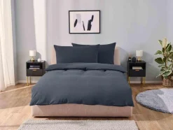 Ropa de cama de mezcla de lino 260 x 220 cm