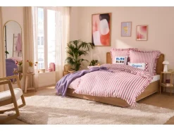 Ropa de cama de microfibra de satén 240 x 220 cm