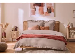 Ropa de cama de satén de microfibra 260 x 220 cm