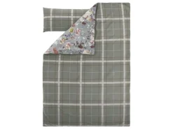 Ropa de cama reversible de satén de microfibra, 150 x 220 cm