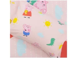 Ropa de cama reversible infantil »Bluey / Peppa Pig« 150 x 220 cm