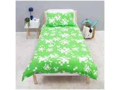 Ropa de cama reversible Minecraft / Pokémon 150 x 220 cm