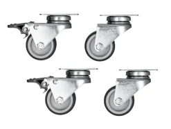 Ruedas dobles / Ruedas pivotantes / Mini ruedas pivotantes