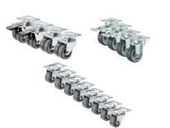 Ruedas dobles / Ruedas pivotantes / Mini ruedas pivotantes