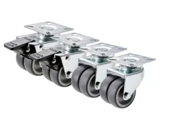 Ruedas dobles / Ruedas pivotantes / Mini ruedas pivotantes