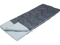 Saco de dormir tipo sobre, con cremallera de 2 vías.