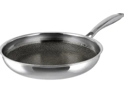 Sartén de acero inoxidable de alta calidad con estructura de nido de abeja, Ø 28 cm.