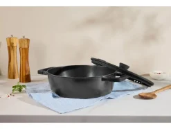 Sartén de servicio de aluminio fundido, Ø 28 cm.