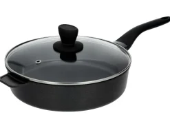 Sartén honda de aluminio, 28 cm