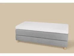Sábana bajera ajustable bi-elástica para somier tapizado, 90-100 x 200 cm, altura de puente hasta 10 cm.