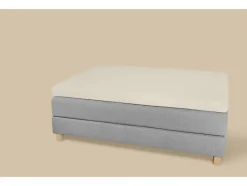 Sábana bajera ajustable bi-elástica para somier boxspring, 180-200 x 200 cm, altura de puente hasta 10 cm.