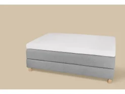 Sábana bajera ajustable bi-elástica para somier boxspring, 180-200 x 200 cm, altura de puente hasta 10 cm.
