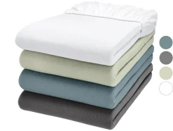 Sábana bajera ajustable de punto para somier de muelles Boxspring, 90-100 x 200 cm.
