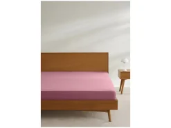 Sábana bajera ajustable de punto bi-elástico, 140-160 x 200 cm.