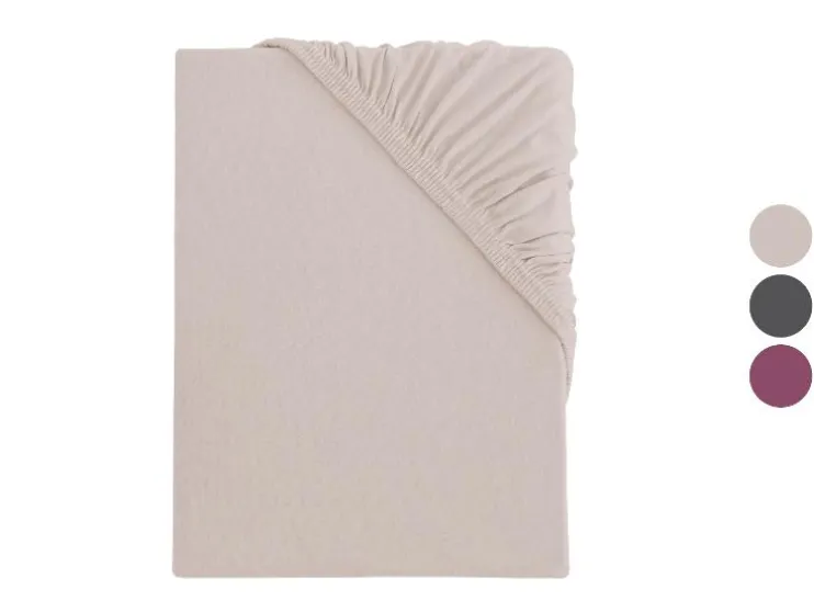 Sábana bajera de punto jersey, 180-200 x 200 cm.