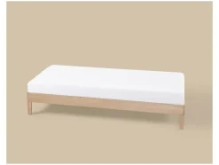Sábana bajera de satén, 90-100 x 200 cm.