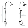 Schütte Duschsystem »MATAO RAIN«, ducha de lluvia móvil y teleducha, cromo/negro