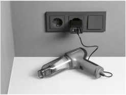 Set de aspirador de mano ciclónico a batería 7 pzas. 7,4V.