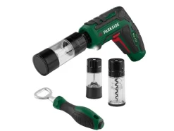 Set de atornillador recargable de 4 V »PAS 4 D7« - con accesorios para barbacoa, sin fuente de alimentación USB.