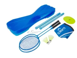 Set de bádminton completo, para hasta dos jugadores.