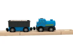 Set de caja de tren de madera