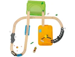 Set de caja de tren de madera