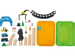 Set de caja de tren de madera