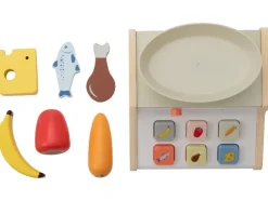 Set de caja registradora / Set de balanza / Set de cajas para alimentos / Cesta de la compra