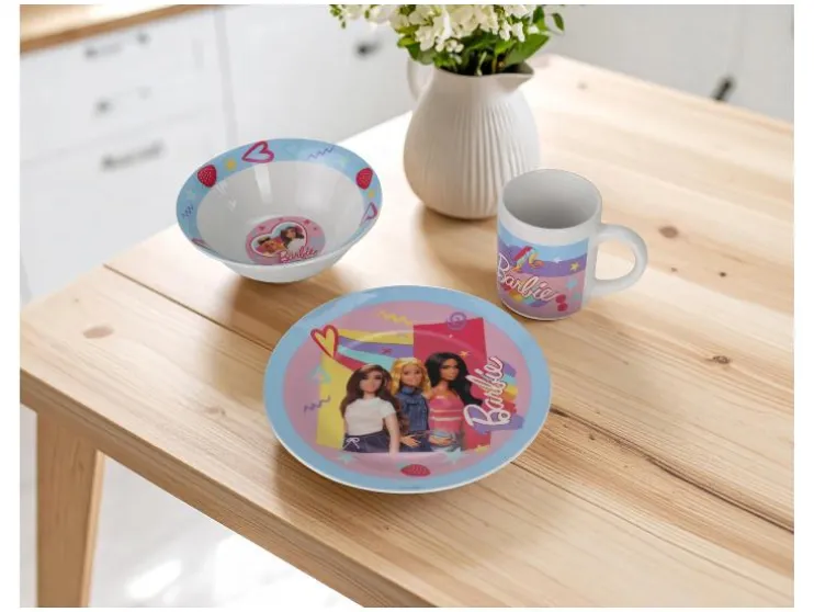 Set de desayuno »Barbie / Gabby / Paw Patrol / Rubble + Crew«
