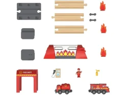 Set de Estación de Tren Interactivo / Set de Intervención de Bomberos